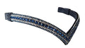 FRONTALINO IN CRISTALLO ARGENTO BLU