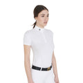 POLO DONNA EQUESTRO DA CONCORSO SLIM FIT COLLETTO COREANO