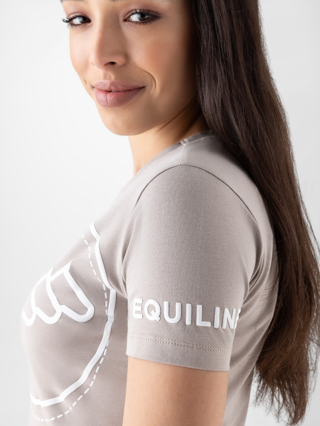 MAGLIA MAXI LOGO EQUILINE