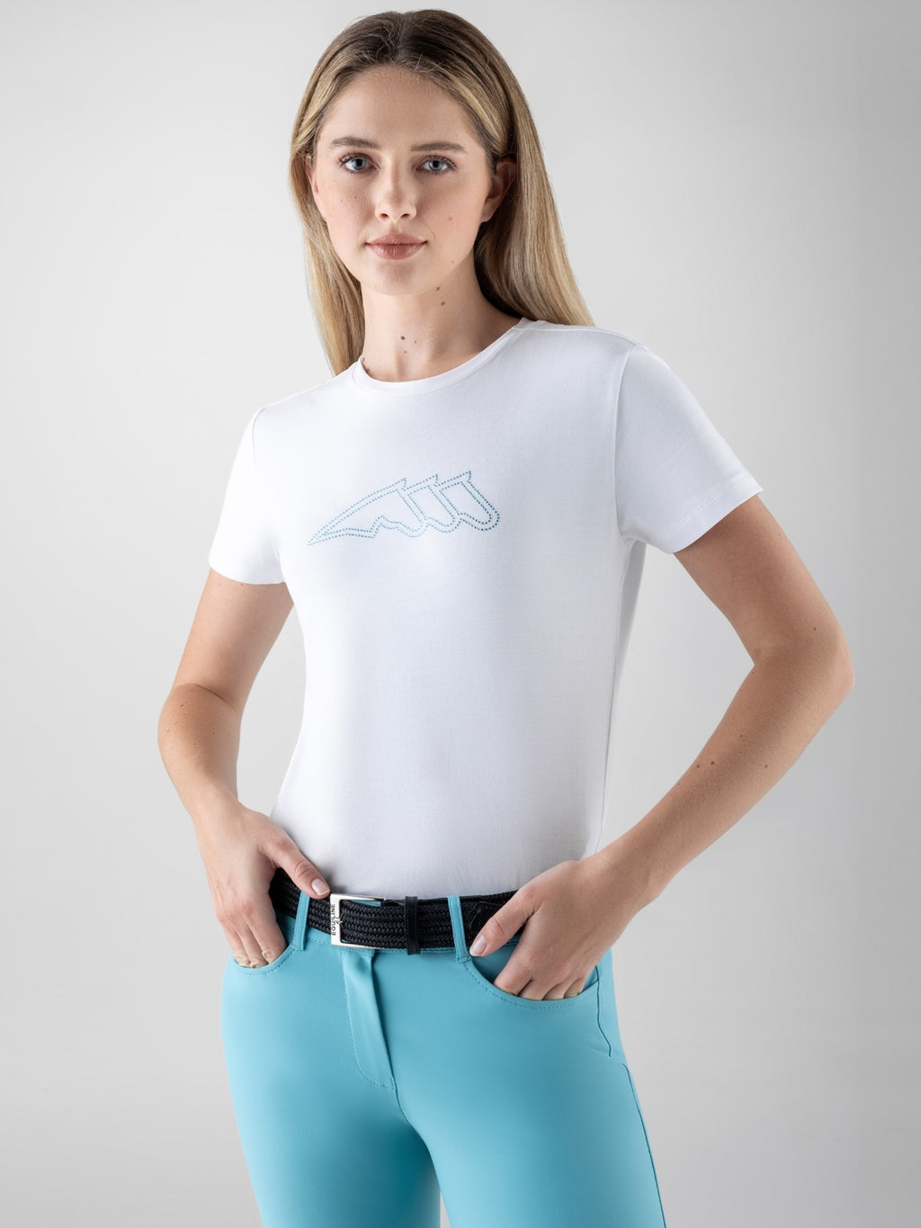 MAGLIA STRASS LOGO EQUILINE