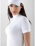 POLO DA COMPETIZIONE BIANCA DONNA EQUILINE