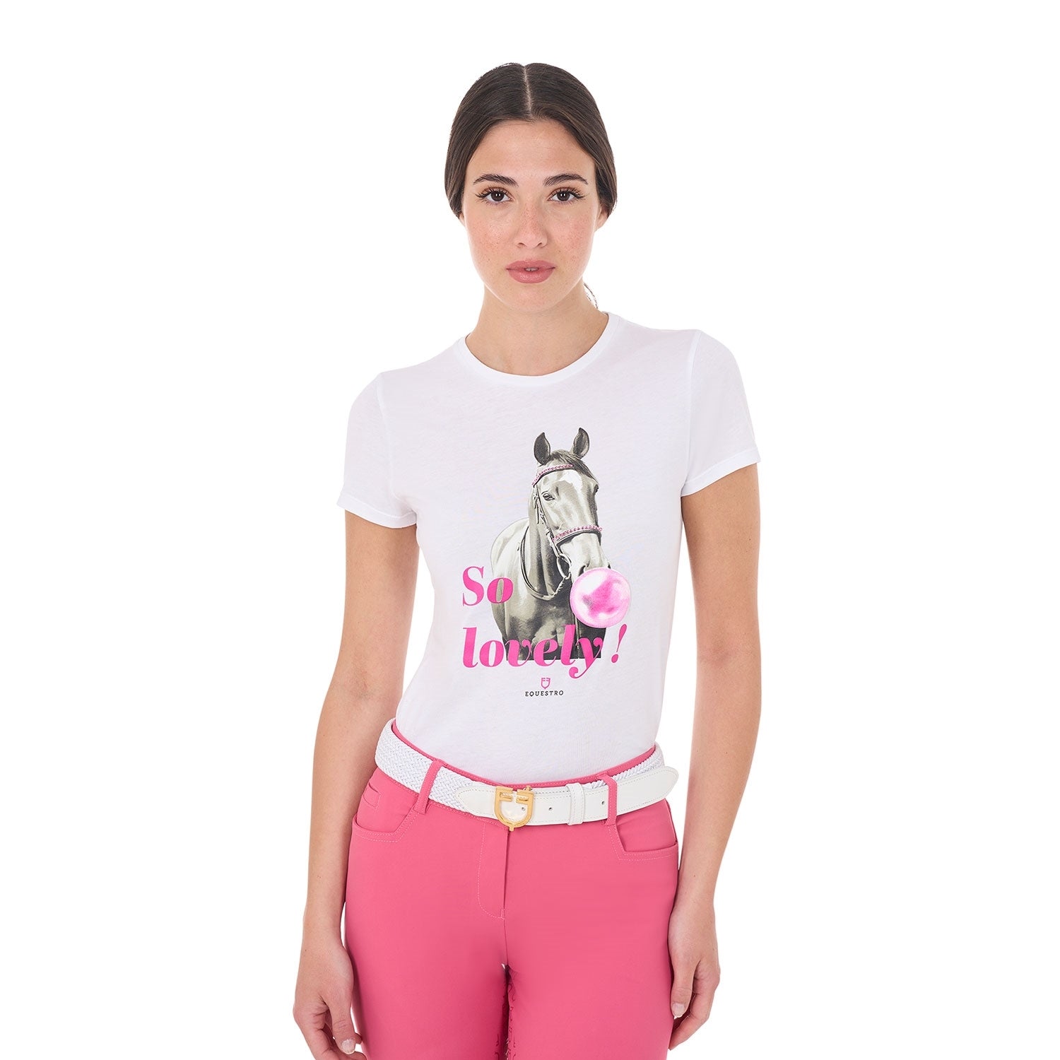 T-SHIRT SO LOVELY EQUESTRO IN COTONE