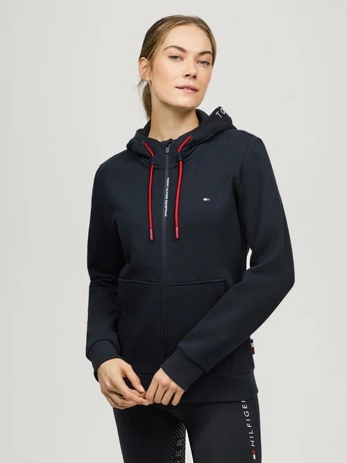 FELPA CON CAPPUCCIO UNION ZIP TOMMY HILFIGER