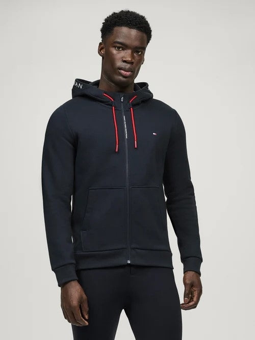 FELPA CON CAPPUCCIO UNION ZIP TOMMY HILFIGER