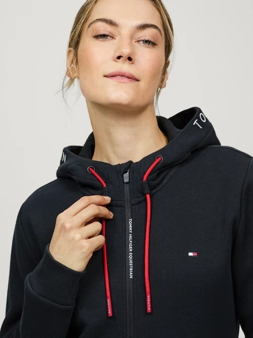 FELPA CON CAPPUCCIO UNION ZIP TOMMY HILFIGER