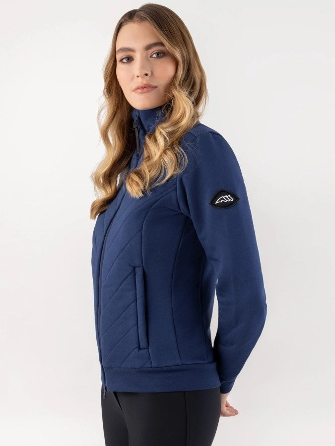 FELPA FULL ZIP CON INTERNO IN PILE EQUILINE
