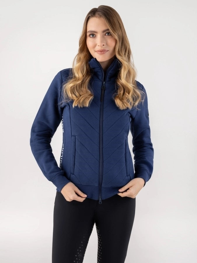 FELPA FULL ZIP CON INTERNO IN PILE EQUILINE