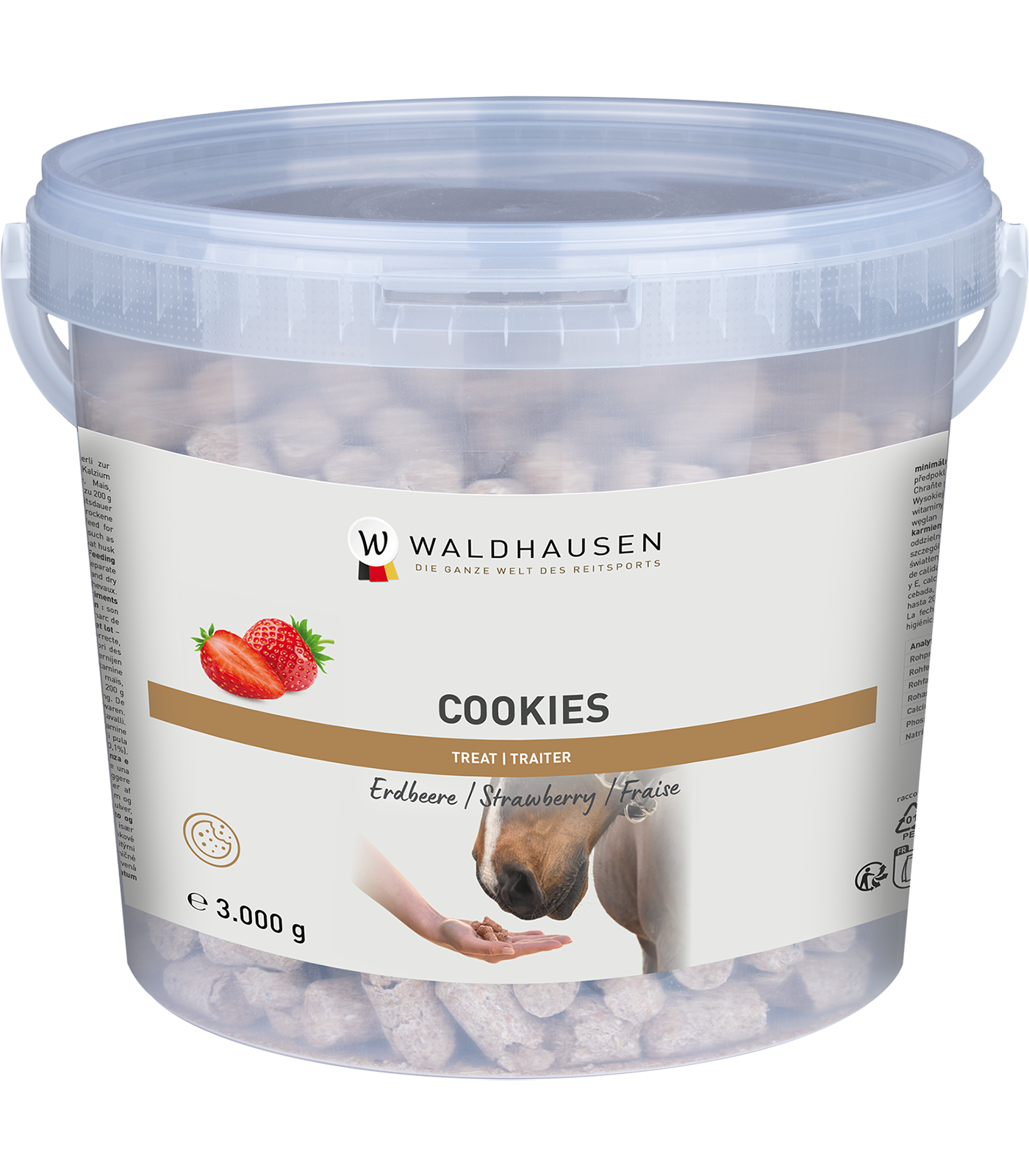SECCHIELLO DI BISCOTTI ALLA FRAGOLA WALDHASUEN
