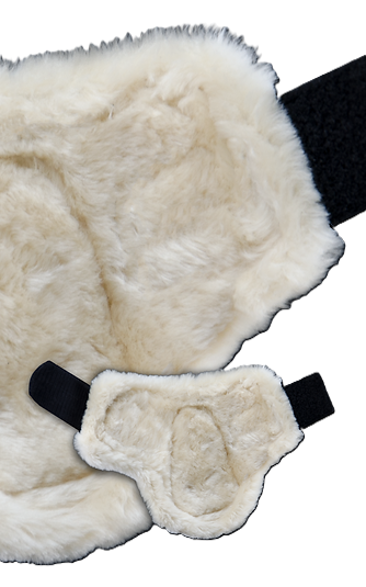 EQUICK ESHOCK REAR VELCRO FLUFFY