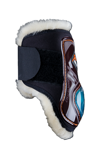 EQUICK ESHOCK REAR VELCRO FLUFFY