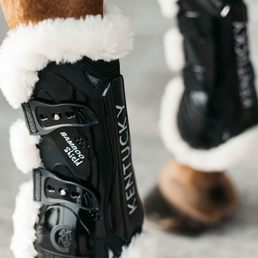 VEGAN SHEEPSKIN TENDON BOOTS BAMBOO ELASTIC KENTUCKY