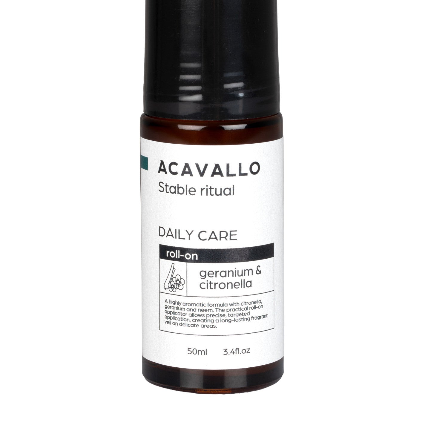 ROLL-ON CON CREMA AL GERANIO CITRONELLA E NEEM ACAVALLO