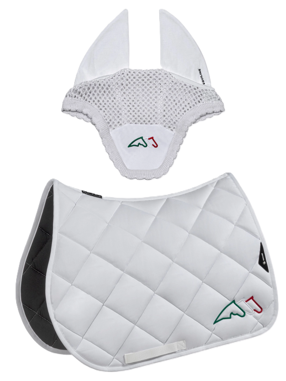 KIT SOTTOSELLA ROMBO E CUFFIETTA CON LOGO TRICOLORE EQUILINE