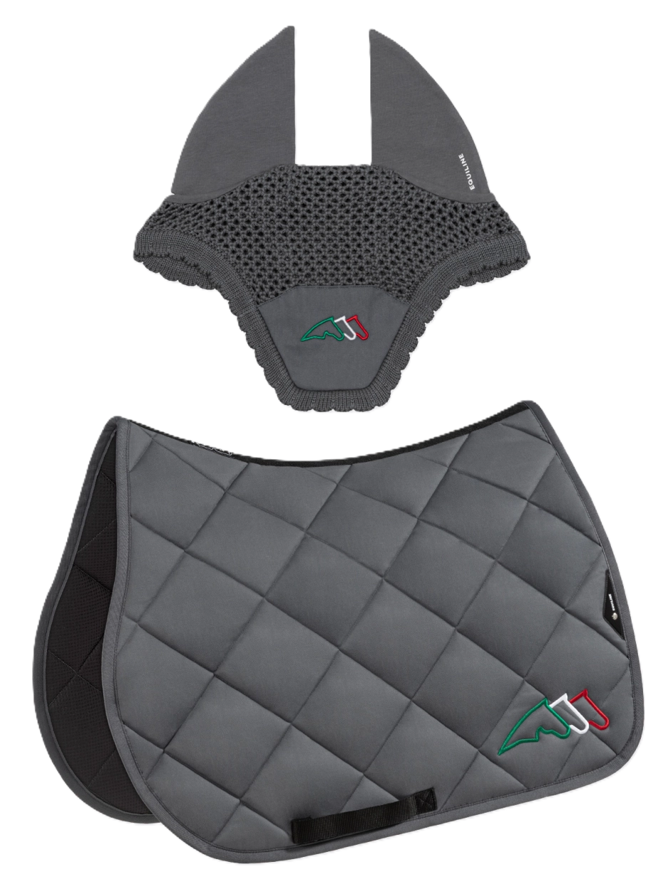 KIT SOTTOSELLA ROMBO E CUFFIETTA CON LOGO TRICOLORE EQUILINE