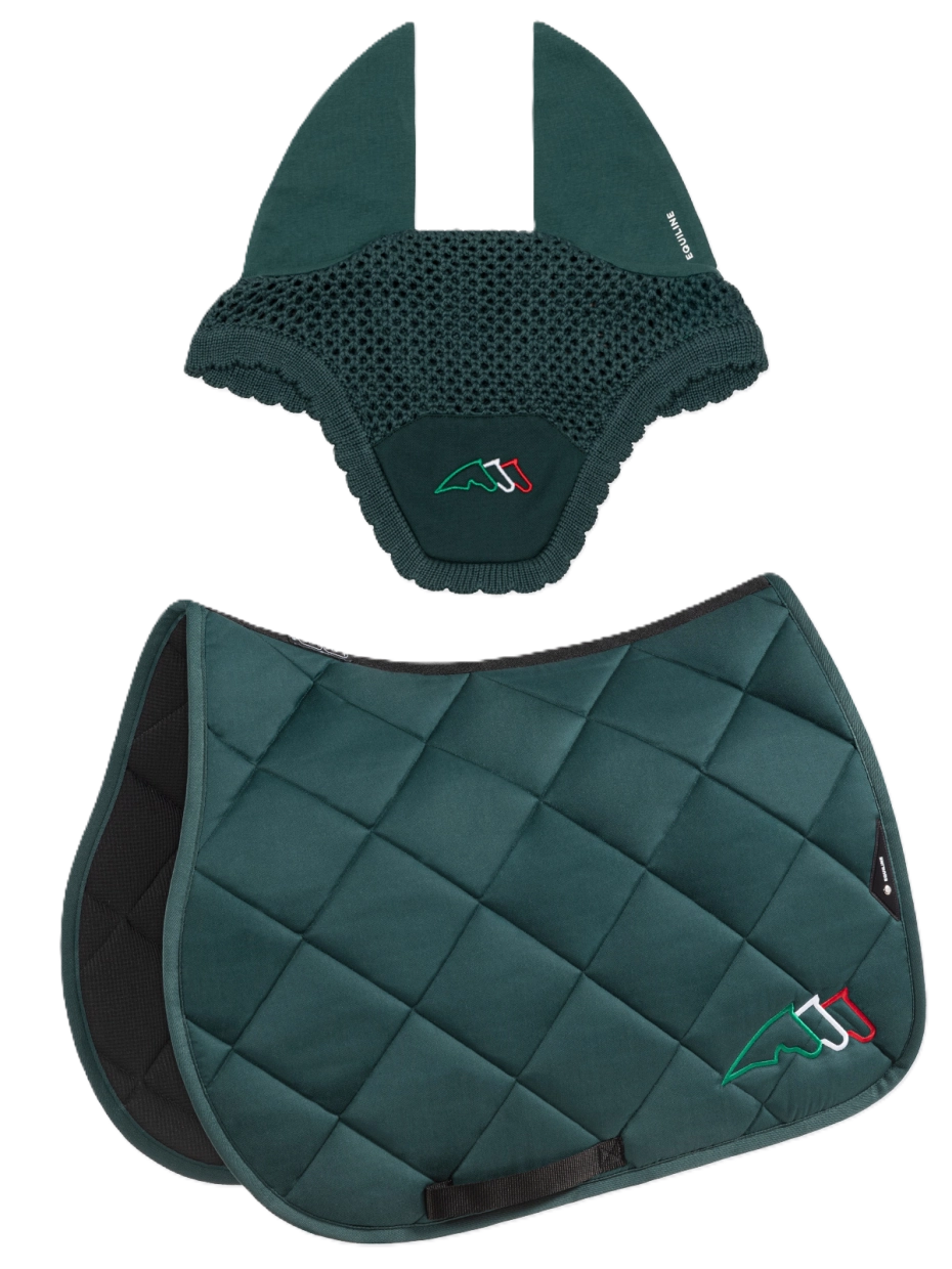 KIT SOTTOSELLA ROMBO E CUFFIETTA CON LOGO TRICOLORE EQUILINE