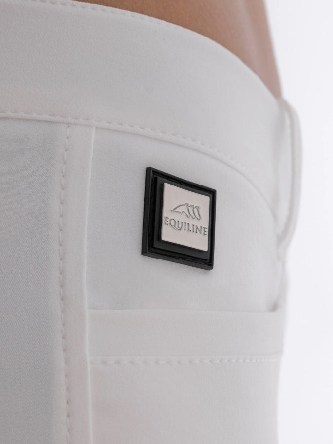 PANTALONE DONNA EQUILINE ASH BIANCO