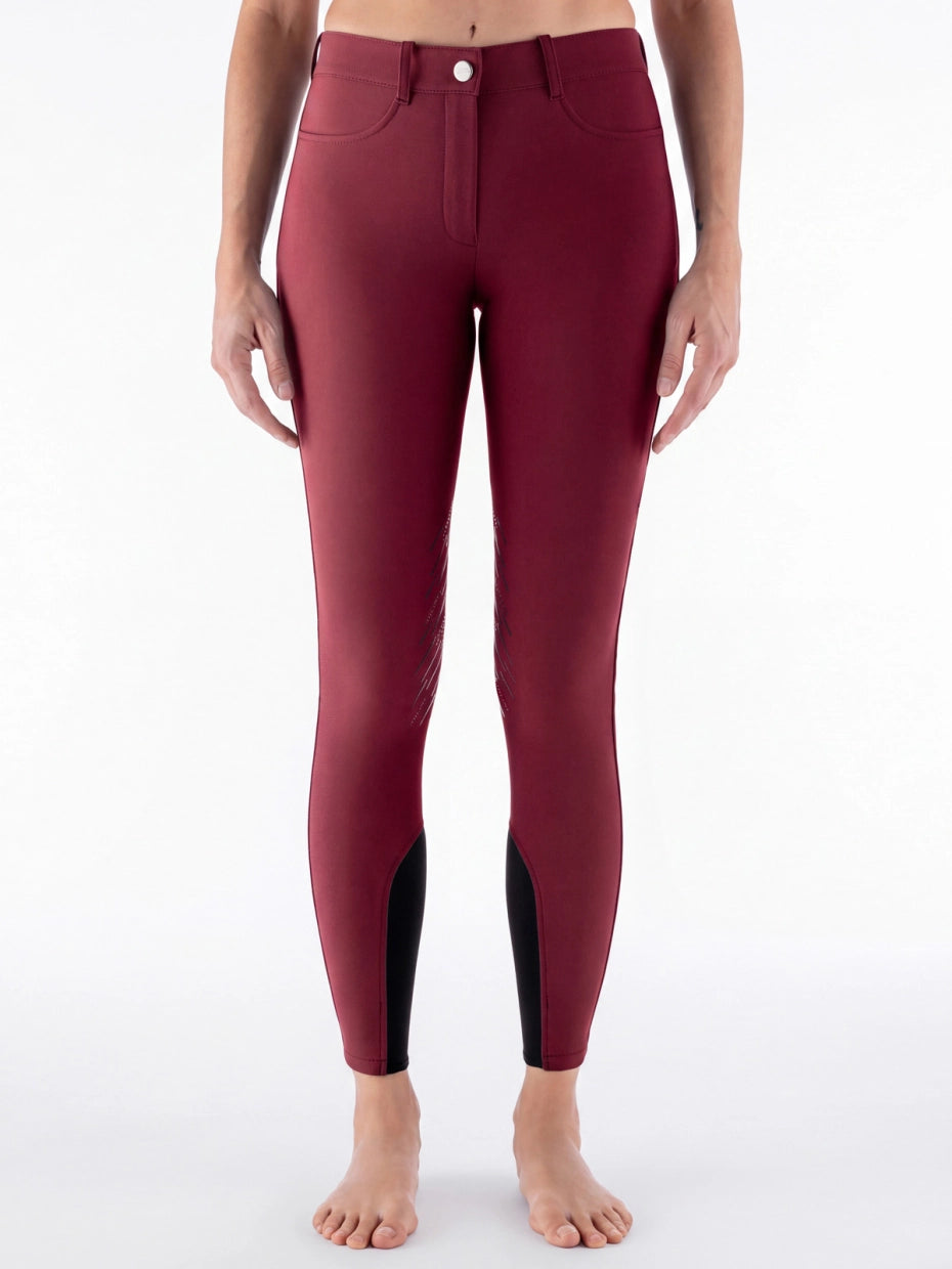 CORNEK PANTALONI DA DONNA A VITA ALTA KNEE GRIP EQUILINE