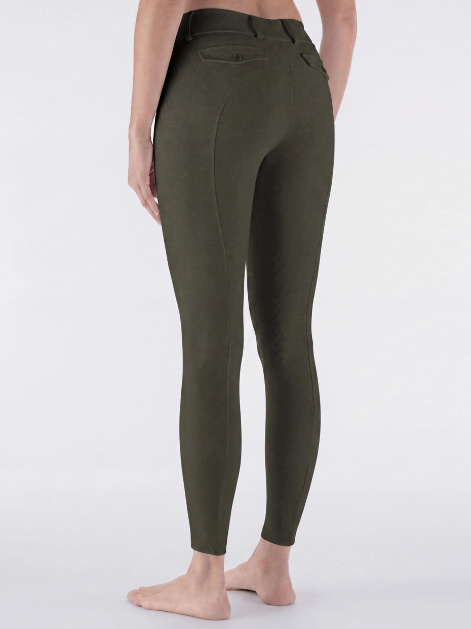 LEGGINGS DA DONNA A VITA ALTA KNEE GRIP EQUILINE