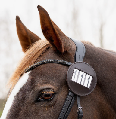 PORTANUMERO DA TESTIERA IN PELLE