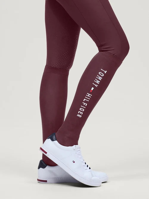 CLIFTON RIDING SOCKS DEEP BURGUNDY TOMMY HILFIGER