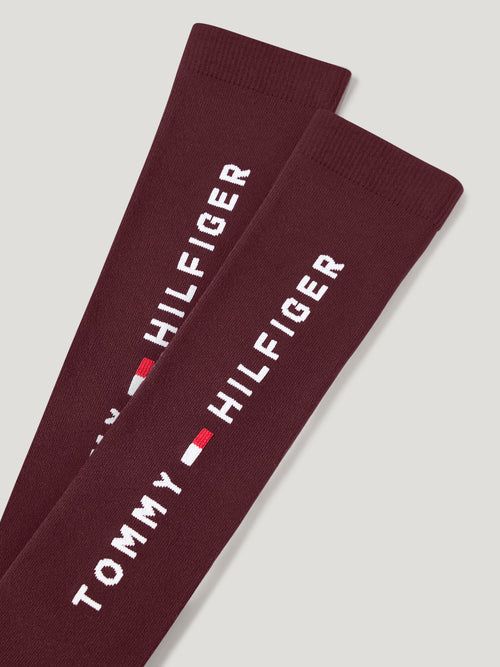 CLIFTON RIDING SOCKS DEEP BURGUNDY TOMMY HILFIGER