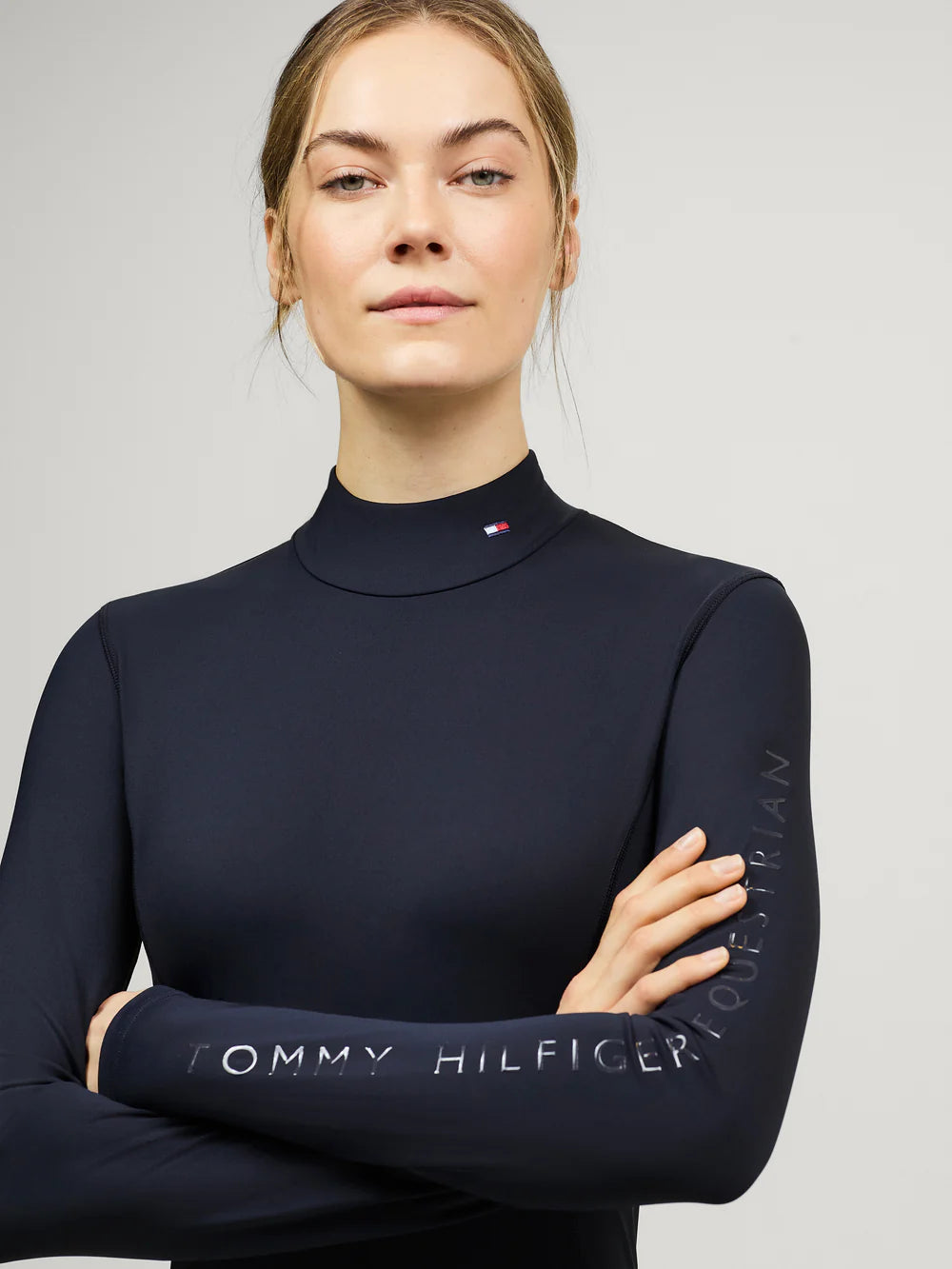 AVA HIGH NECK BASELAYER DESERT SKY TOMMY HILFIGER
