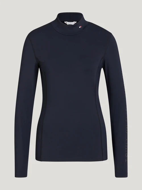AVA TURTLENECK LONG-SLEEVE SHIRT DESERT SKY