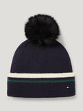DEAN POM POM BEANIE DESERT SKY TOMMY HILFIGER