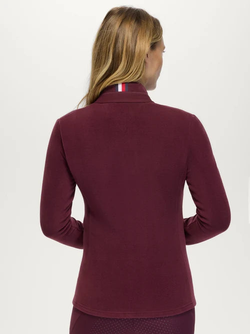 ELMONTE FLEECE JACKET DEEP BURGUNDY TOMMY HILFIGER