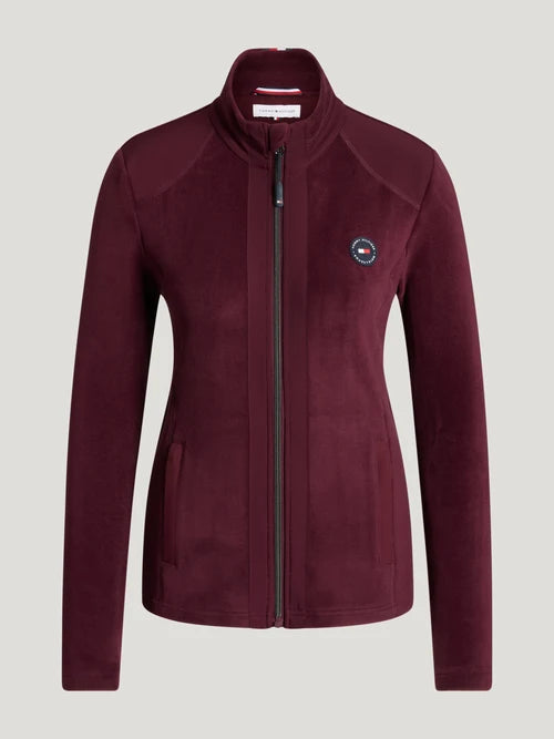 ELMONTE FLEECE JACKET DEEP BURGUNDY TOMMY HILFIGER