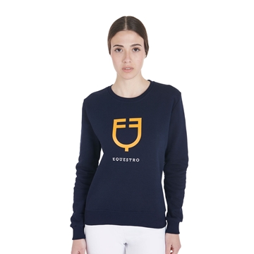 Immagine di FELPA DONNA GIROCOLLO LOGO EQUESTRO