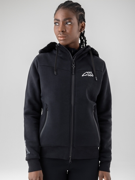 Immagine di CUNGA FELPA DONNA FULL ZIP CON CAPPUCCIO EQUILINE