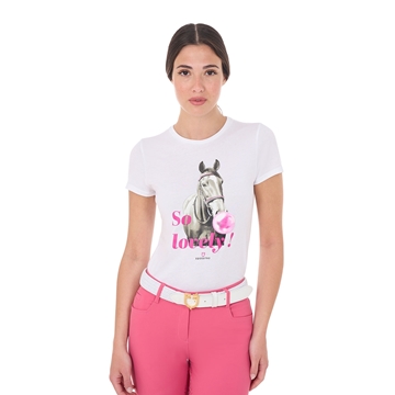 Immagine di T-SHIRT SO LOVELY EQUESTRO IN COTONE